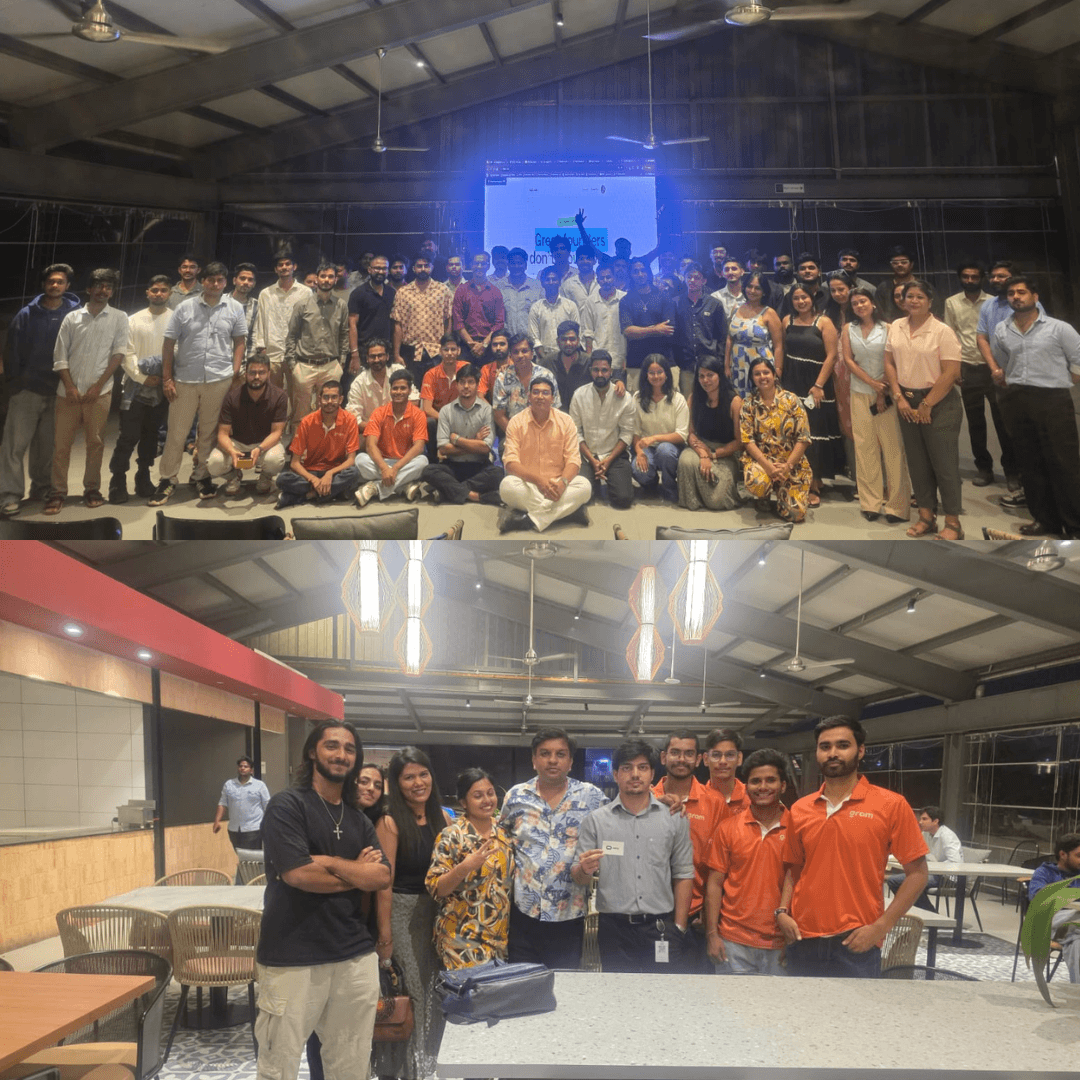 Founders and operators together at the Bengaluru Ments meetup